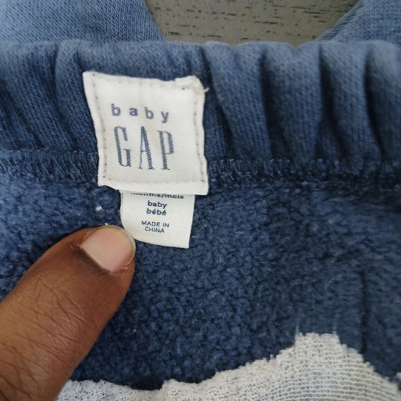 🛍Baby Gap Blue Jogging Pants 12-18 Mths Comfy Casual pre-owed in good condition - Picture 4 of 5